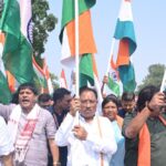 Raipur: Tiranga Yatra was taken out in Charaidand of Jashpur with patriotic songs
