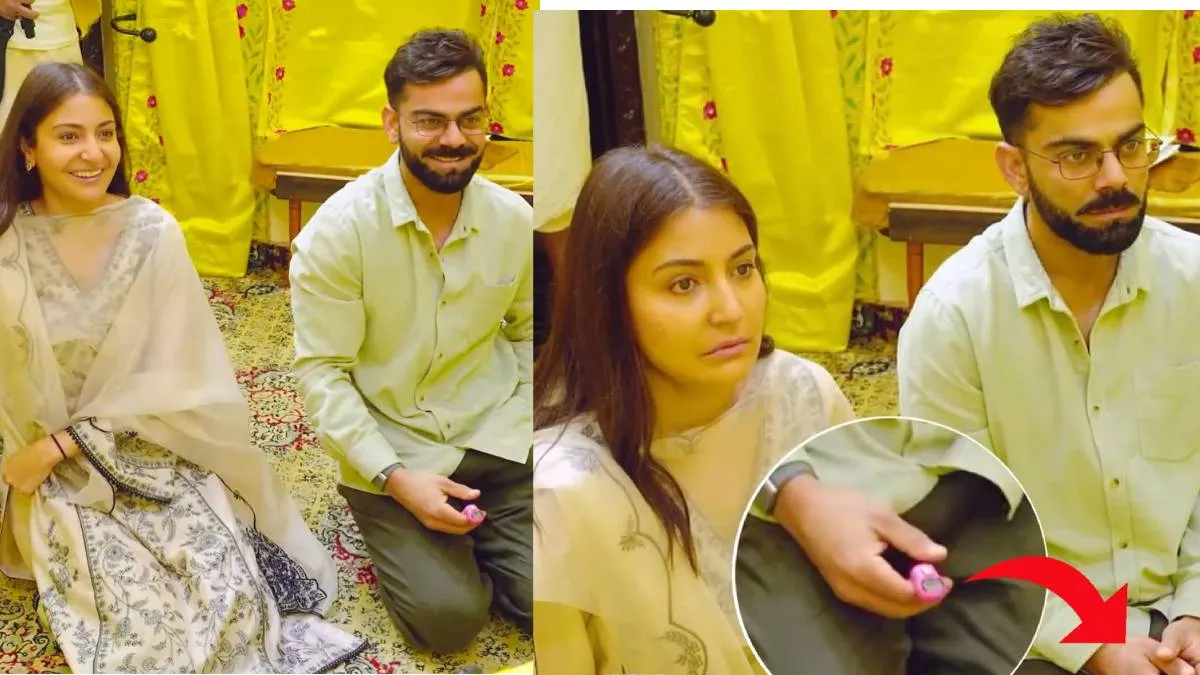 Virat Kohli arrived to meet Premananda Maharaj