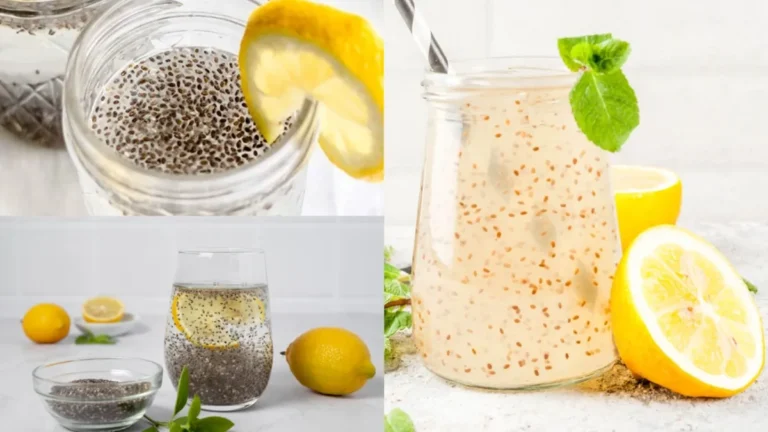 Mixing chia seeds in lemon water and drinking it gives amazing benefits